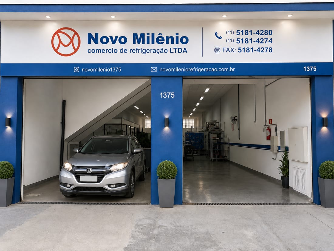 Fachada da Novo Milênio Refrigeração